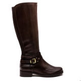 X6f5840 - Clarks Nessa Abbey Dark Brown Leather - Women - Shoes